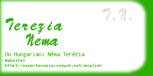 terezia nema business card